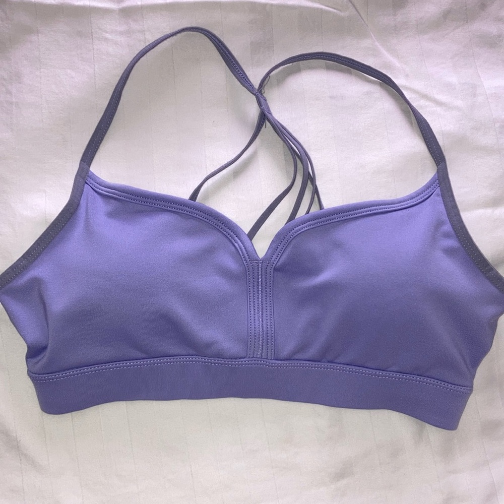 Champion Sports Bra Racerback Purple Small